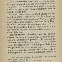0025 - Page 13 - Constitution et états pathologiques / Concomitances tératologiques ou néoplasiques
