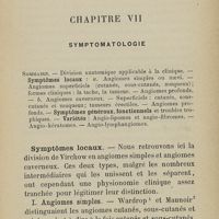 0085 - Page 73 - Chapitre VII. Symptomatologie. Symptômes locaux