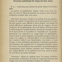 0412 - Page 338 - Planche XXXII. Paronyxis syphilitique des doigts des deux mains