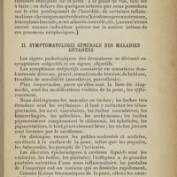 0021 - Page 7 - II. Symptomatologie générale des maladies cutanées