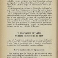 0186 - Page 166 - X. Néoplasies cutanées. Tumeurs bénignes de la peau