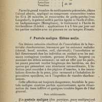 0224 - Page 204 - F. Pustule maligne. Oedème malin