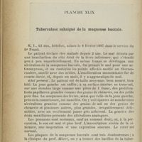 0480 - Page 366 - Planche XLIX. Tuberculose subaiguë de la muqueuse buccale
