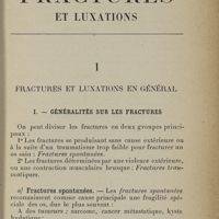 0017 - Page 11 - Chapitre I. Fractures et luxations en général. I. Généralités sur les fractures