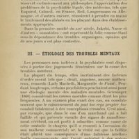 0016 - Page 4 - III. - Etiologie des troubles mentaux