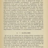 0617 - Page 555 - XXVII. - Psychoses toxiques. A. - Alcoolisme