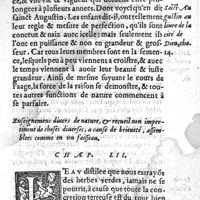 0413 - Page 385 - Enseignemens diuers de nature, & recueil non impertinent de choses diuerses, & cause de brieueté, assemblees comme en un faisseau. Chap. LII