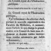 0013 - Page xiij - Tableau des cours