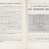 0019 - Page sans numérotation - De l'origine des conserves alimentaires