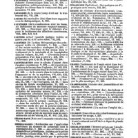 0010 - Page 10 - Table générale et alphabétique des matières contenues dans les douze premiers volumes du bulletin général de thérapeutique médicale et chirurgicale. Cataracte. / Catarrhales. / Catarrhes. / Catarrhe. / Causes. / Caustique. / Cautère. / Cautères. / Cautérisation. / Céleri-rave. / Céphalalgies. / Céphalée. / Cérat. / Certitude. / Cerveau. / Césarienne. / Chaire. / Chairs. / Champignons. / Chancres. / Chanvre-charpie. / Charbon. / Charité. / Charlatanisme. / Charpie. / Chaux
