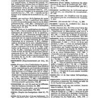 0014 - Page 14 - Table générale et alphabétique des matières contenues dans les douze premiers volumes du bulletin général de thérapeutique médicale et chirurgicale. Copahu. / Coqueluche. / Cordon. / Cornée. / Cornichons. / Corps. / Correction. / Corrosive. / Coryza. / Cotes. / Coton. / Cou. / Couches. / Courants d'eau tiède. / Courbure. / Cours royales. / Cowpox. / Crampes. / Crâne. / Créosote. / Crises. / Crispation. / Cristalline. / Croton-tiglium