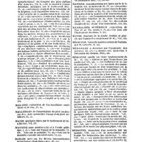 0030 - Page 30 - Table générale et alphabétique des matières contenues dans les douze premiers volumes du bulletin général de thérapeutique médicale et chirurgicale. Maladies. / Malaire. / Malléoles. / Manie. / Mannite. / Marais. / Mastic. / Masturbation. / Maternité. / Matières. / Matrice. / Maxillaire supérieur. / Mayor. / Méconine. / Médailles. / Médecine. / Médecins