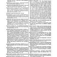 0046 - Page 46 - Table générale et alphabétique des matières contenues dans les douze premiers volumes du bulletin général de thérapeutique médicale et chirurgicale. Sarco-hydrocèle. / Sassafras. / Saturnine. / Saveur. / Scapulo-humérales. / Scarlatine. / Scarpa. / Sciatique. / Science. / Scille. / Scrofules. / Scrofuleuses. / Scrofuleux. / Sécalique. / Secours. / Sécrétion. / Section. / Sedlitz. / Seigle. / Seigle ergoté. / Sein. / Sel. / Sels. / Seltz. / Séméiologie. / Semen contra. / Séquestres. / Seringue. / Serpents. / Service rural. / Sétons