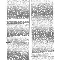 0024 - Page 24 - Table générale et alphabétique des matières contenues dans les volumes XIII à XXIV inclusivement du bulletin général de thérapeutique médicale et chirurgicale. Fer. / Fer-blanc. / Ferrugineuses. / Ferrugineux. / Fièvre. / Fil. / Fissure. / Fistules