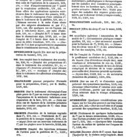 0043 - Page 43 - Table générale et alphabétique des matières contenues dans les volumes XIII à XXIV inclusivement du bulletin général de thérapeutique médicale et chirurgicale. Opium. / Opodeldoch. / Or. / Orangeade. / Orbite. / Orchite. / Orchite. / Oreille. / Oreille. / Oreilles. / Organes. / Organisation. / Orgeat. / Os. / Os. / Otite. / Otorrhées. / Ouïe. / Ovaire. / Oxalate
