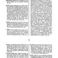 0064 - Page 64 - Table générale et alphabétique des matières contenues dans les volumes XIII à XXIV inclusivement du bulletin général de thérapeutique médicale et chirurgicale. Urètre. / Urétrite. / Urétroplastie. / Urine. / Urique. / Utérus. / Vaccin. / Vaccinations. / Vaccinations et revaccinations. / Vaccine. / Vagin