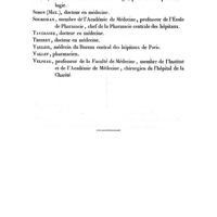 0074 - Page 74 - Noms des auteurs dont les travaux figurent dans les volumes XIII à XXIV inclusivement du bulletin de thérapeutique. Ricord. / Robert. / Sandras. / Sichel. / Simon (Max.). / Soubeiran. / Tavernier. / Thierry. / Valleix. / Vallet. / Velpeau