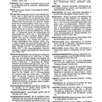 0014 - Page 12 - Table générale et alphabétique des matières contenues dans les volumes LXI à LXXII inclusivement du bulletin général de thérapeutique médicale et chirurgicale. Berne et Delore. / Bertulus. / Beurre. / Bile. / Bismuth. / Blennorrhagie. / Blennorrhagique. / Blennorrhée. / Blépharoplastie. / Blépharite. / Blépharoptose. / Bois. / Boissons. / Borax. / Bouche. / Bouchons. / Bouchut. / Bougies. / Bouillons. / Boulimie. / Bourdonnements. / Bouyer. / Briand. / Broca. / Bromate. / Brome. / Bromhydrate. / Bromure