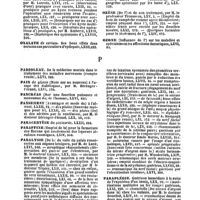 0053 - Page 51 - Table générale et alphabétique des matières contenues dans les volumes LXI à LXXII inclusivement du bulletin général de thérapeutique médicale et chirurgicale. Ovariotomie. / Oxalate. / Oxyde. / Oxygène. / Ozène. / Ozone. / Padioleau. / Pain. / Pancréas. / Pansement. / Paracentèse. / Paraffine. / Paralysie. / Paraplégie. / Passerage. / Pate