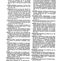 0063 - Page 61 - Table générale et alphabétique des matières contenues dans les volumes LXI à LXXII inclusivement du bulletin général de thérapeutique médicale et chirurgicale. Sein. / Sel. / Semen-contra. / Semences. / Seringue. / Serpolet. / Serres-fines. / Séton. / Sexe. / Silicate. / Simon. / Simulation. / Sims. / Sinus. / Sirops. / Société. / Solanine. / Solanum. / Sonde. / Soufrage. / Soufre. / Soufrée. / Sous-nitrate. / Sparadrap. / Spasme. / Spéculum. / Spermatorrhée. / Sphincter