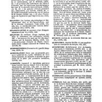 0065 - Page 63 - Table générale et alphabétique des matières contenues dans les volumes LXI à LXXII inclusivement du bulletin général de thérapeutique médicale et chirurgicale. Sulfate. / Sulfites. / Sulfocyanure. / Sulfure. / Suppositoires. / Suppuration. / Surdités. / Sutures. / Sycosis. / Sympathie. / Symphyses. / Syndactylie. / Syphilide. / Syphilis