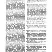 0068 - Page 66 - Table générale et alphabétique des matières contenues dans les volumes LXI à LXXII inclusivement du bulletin général de thérapeutique médicale et chirurgicale. Thérapeutique. / Thoracentèse. / Tibia. / Tic. / Tisanes. / Tissot. / Tonsure. / Topinard. / Torticolis. / Toux. / Toxiques. / Trachée-artère. / Trachéotomie