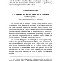 0096 - Page 92 - Société de thérapeutique. Séance du 9 janvier 1901. Présentation. Rôle du philothion dans le mécanisme de l'action des médicaments spéciaux de la nutrition. Par M. J. de Rey-Pailhade. / Communications. I. - Influence des métaux lourds sur la formation de l'hémoglobine. Par le Professeur Cervello..