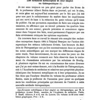 0037 - Page 33 - Chronique. Les ferments métalliques et leur emploi en thérapeutique