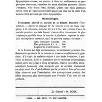 0084 - Page 80 - Revue des travaux français et étrangers. Maladies de la peau. L'inconvénient des boissons gazeuses (Journ. des praticiens). / Odontologie. Traitement abortif et curatif de la fluxion dentaire (Touchard)