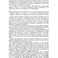 0155 - Page 151 - Bibliographie. Third annual Report of the Henry Phipps institute... édité par le Dr Joseph Walsh. / Minor maladies and their treatement, par Léonard Williams... (Baillière, Tindall et Compagnie..., Londres)