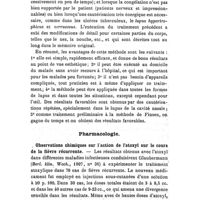 0321 - Page 317 - Revue des travaux français et étrangers. Maladies de la peau. Traitement du lupus. / Pharmacologie. Observations chimiques sur l'action de l'atoxyl sur le cours de la fièvre récurrente