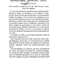 0325 - Page 321 - Hôpital de la Pitié. Métrorrhagie virginale. - Rétrodéviation. - Pessaire, par le Dr Paul Dalché. Leçon recueillie et publiée par le Dr M. Bolch-Vormser..