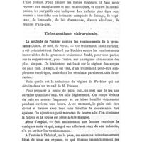 0435 - Page 427 - Revue des travaux français et étrangers. Thérapeutique médicale. Remarques sur le traitement de la cystite et de la pyélite dans l'enfance. / Thérapeutique chirurgicale. La méthode de Fochier contre les vomissements de la grossesse (Journ. de méd. de Paris)