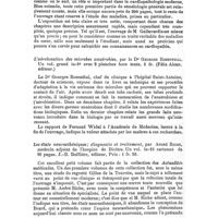 0517 - Page 503 - Bibliographie. Précis des maladies du coeur et de l'aorte, par Louis Gallavardin... O. Doin, éditeur... / L'aérobisation des microbes anaérobies, par le Dr Georges Rosenthal... (Félix Alcan, éditeur.). / Les états neurasthéniques ; diagnostic et traitement, par André Riche... J.-B. Baillière, éditeur..