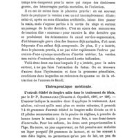 0523 - Page 507 - Revue des travaux français et étrangers. Obstétrique. Pronostic de la présentation du siège (Gaussel Ziegelmann. L'obstétrique, mars 1907 et Rev. pra. de méd. et de chir.). / Thérapeutique médicale. L'extrait éthéré de fougère mâle dans le traitement du ténia, par le Dr P. Barbagallo (Gazzetta d. Ospedali, 1907, n° 129)