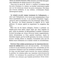 0525 - Page 509 - Revue des travaux français et étrangers. Thérapeutique médicale. Le traitement des crises d'asthme par la trinitrine (Gaz. méd. de Paris). / La saignée au pied comme traitement de l'albuminurie. / Guérison d'une anémie pernicieuse par les injections intraveineuses de sublimé (Giorn. med. del reale esercito)