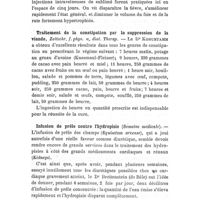 0526 - Page 510 - Revue des travaux français et étrangers. Thérapeutique médicale. Guérison d'une anémie pernicieuse par les injections intraveineuses de sublimé (Giorn. med. del reale esercito). / Traitement de la constipation par la suppression de la viande, Zeitschr. f. phys. u. diat. Therap. / Infusion de prêle contre l'hydropisie (Semaine médicale)