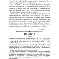 0561 - Page 543 - Société de thérapeutique. Séance du 25 mars 1908. Communications. I. - Du concours apporté à la clinique séméiologique par les résultats thérapeutiques d'un traitement. Valériane et valérianates, par M. G. Bardet. Discussion. (A suivre.). / Bibliographie. Précis de diagnostic médical et de séméiologie, par J.-M. Paviot... O. Doin, éditeur..