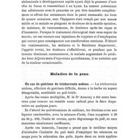 0576 - Page 556 - Revue des travaux français et étrangers. Thérapeutique chirurgicale. Traitement des tumeurs malignes par la trypsine. / Maladies de la peau. Un cas de guérison de trichorrexis nodosa