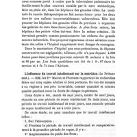 0613 - Page 589 - Revue des travaux français et étrangers. Hygiène et toxicologie. Traitement hygiénique de la tuberculose infantile à l'hôpital. / L'influence du travail intellectuel par la nutrition (La Tribune méd.)