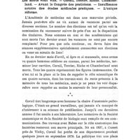 0697 - Page 673 - Chronique. Les morts vont vite. - Cornil, Terrier, Riche, Chamberland. - Avant le Congrès des praticiens. - Insuffisance notoire des études médicales pratiques. - L'unique réforme
