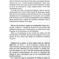0737 - Page 713 - Revue des travaux français et étrangers. Hygiène et toxicologie. Vins à l'arsenic. / Rôle de l'alcool dans la genèse de la tuberculose bovine (Rev. de path. comparée). / Influence de la couleur et de la lumière dans les salles de bains (Gaz. des eaux)