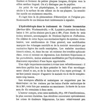 0742 - Page 718 - Revue des travaux français et étrangers. Physiothérapie. Electrolyse professionnelle de la langue (Bull. Médical). / L'hydrothérapie dans le traitement de l'ataxie locomotrice (Berliner Klin. Wochenschrift)