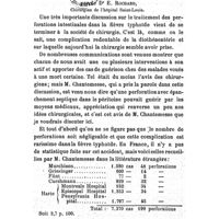 0745 - Page 721 - Thérapeutique chirurgicale. Traitement des perforations intestinales de la fièvre typhoïde, par le Dr E. Rochard..