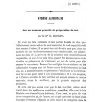 0787 - Page 763 - Leçons de clinique thérapeutique. Douzième leçon. Le traitement de la polyarthrite déformante, par M. le Professeur Albert Robin... (A suivre.). / Hygiène alimentaire. Sur un nouveau procédé de préparation du lait, par le Dr H. Bouquet