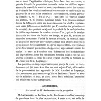 0819 - Page 795 - Société de thérapeutique. Séance du 13 mai 1908. Communications. III. - La tension artérielle et sa mesure, par M. Bouloumié. / Discussion. Le travail de M. Burlureaux sur la purgation