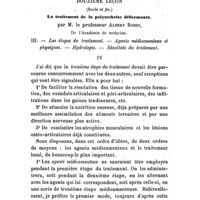 0825 - Page 801 - Leçons de clinique thérapeutique. Douzième leçon. (Suite et fin.). Le traitement de la polyarthrite déformante, par M. le Professeur Albert Robin..