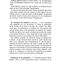 0853 - Page 829 - Revue des travaux français et étrangers. Pédiatrie. Enfant né à six mois ayant survécu (Ann. méd. chir. Liège). / La croissance des enfants (La clinique). / Traitement de la coqueluche