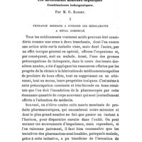 0863 - Page 839 - Leçons de pharmacologie clinique. Les médicaments minéraux-organiques. Combinaisons iodorganiques, par M. G. Bardet