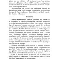 0962 - Page 938 - Revue des travaux français et étrangers. Thérapeutique médicale. Traitement du diabète, d'après L. de Bonnieux (Arch. du Poitou). / Pédiatrie. L'acétate d'ammoniaque dans les laryngites des enfants